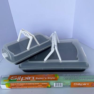 New Covered Baking Pans, Silicone rolling pin