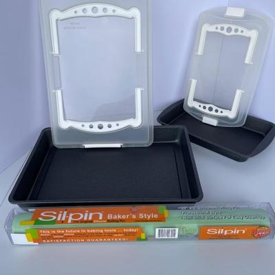 New Covered Baking Pans, Silicone rolling pin
