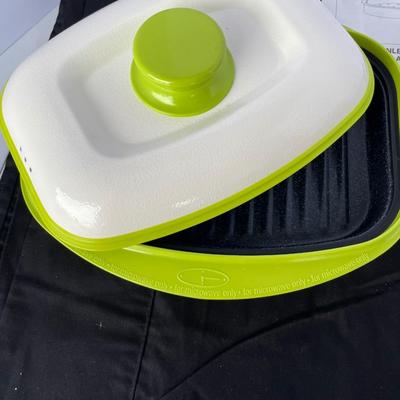 Microwave Cooker with lid, Stainless Steamer Accessories