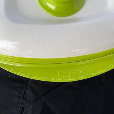 Microwave Cooker with lid, Stainless Steamer Accessories