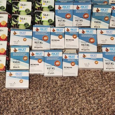 Sale Photo Thumbnail #103: Ink Cartridge Lot - Canon & Inkjet color print cartridges.
Tons of colors and sizes all brand new. All cartridges will ship as is.