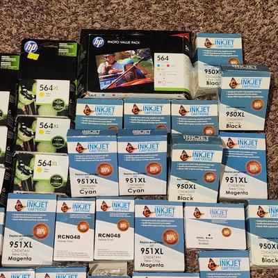 Sale Photo Thumbnail #102: Ink Cartridge Lot - Canon & Inkjet color print cartridges.
Tons of colors and sizes all brand new. All cartridges will ship as is.