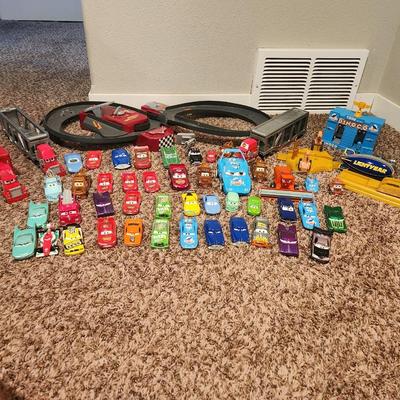 Sale Photo Thumbnail #104: Huge Cars the movie toy lot. All in good condition. Not all from same brand. 
Will receive all items pictured.
