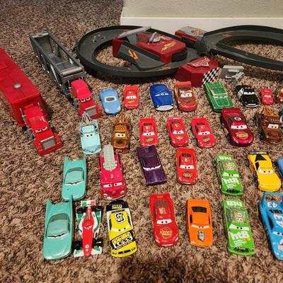 Sale Photo Thumbnail #105: Huge Cars the movie toy lot. All in good condition. Not all from same brand. 
Will receive all items pictured.