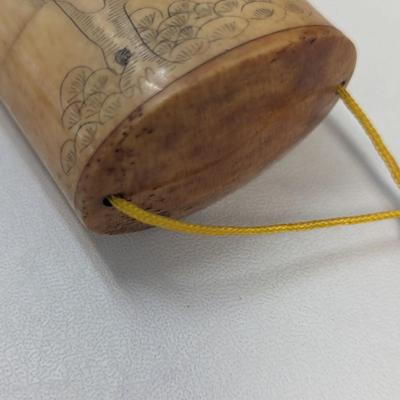 Japanese Carved Bone Engraved Inro