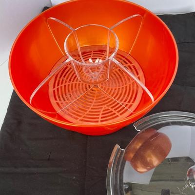 New Orange Acrylic Chiller bowl