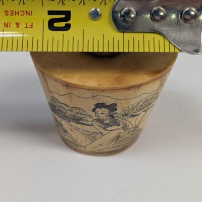 Japanese Carved Snuff Bottle