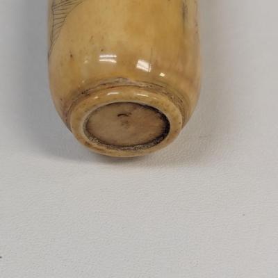 Japanese Carved Snuff Bottle