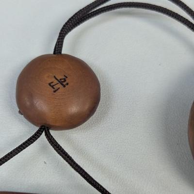 Japanese Inro Wood Box Hand Carved Tombo Dragonfly Signed 4 Piece Medicine Box