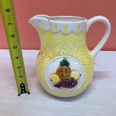 Sale Photo Thumbnail #232: Unmarked vintage ceramic pitcher