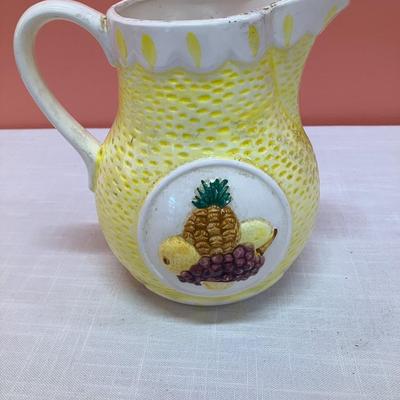 Sale Photo Thumbnail #233: Unmarked vintage ceramic pitcher