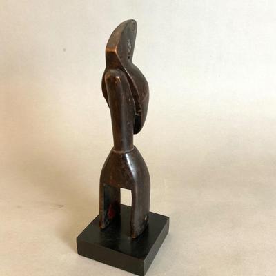 L818 Vintage African Handcarved Heddle Pulley