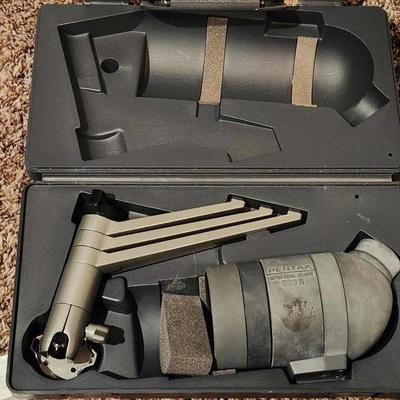 Sale Photo Thumbnail #122: Pentax 300r Spotting Scope. In original box in great condition. 
Comes with stand as well.