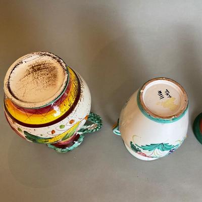 L824 Italian Pottery Lot