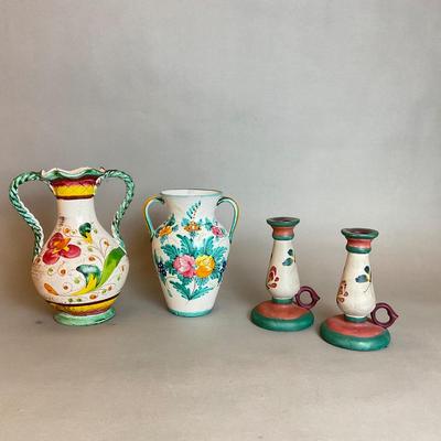 L824 Italian Pottery Lot