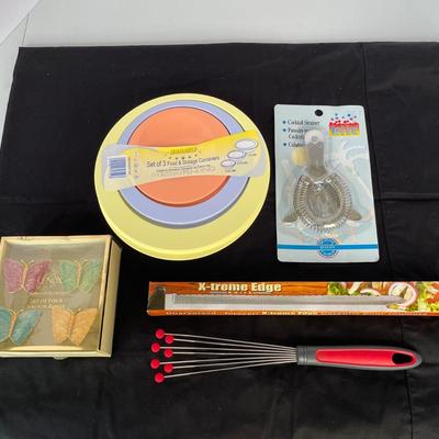 New Kitchen Lot, Storage bowls, Lenox Napkin Rings