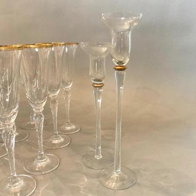 K861 Gold Trim Stemware