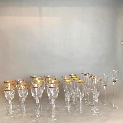 K861 Gold Trim Stemware