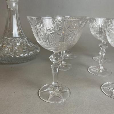 K862 Crystal Stemware with Decanter