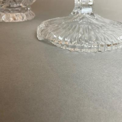 A868 Cut Crystal Decanters, Bowls, Pitcher & Stainless Steel Flatware/Utensils