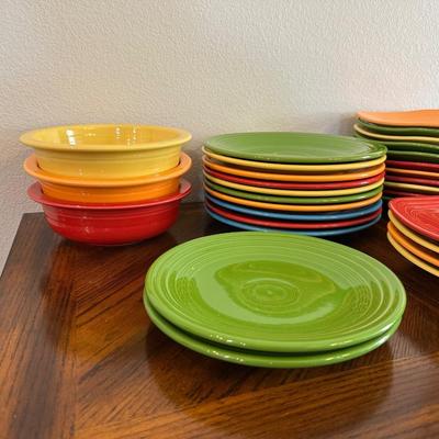 FIESTAWARE PLATES AND BOWLS