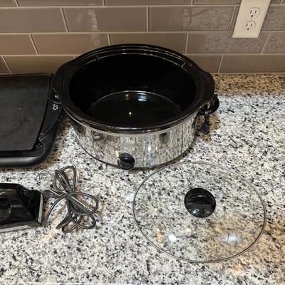 ELECTRIC GRIDDLE, CROCKPOT AND MIXER
