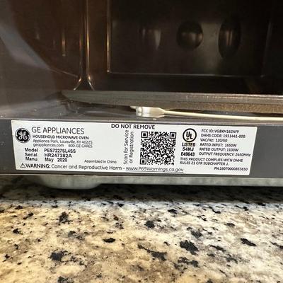 GE PROFILE MICROWAVE OVEN