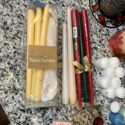 MISC CANDLES AND HOLDERS