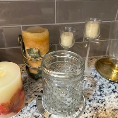MISC CANDLES AND HOLDERS