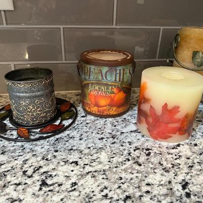 MISC CANDLES AND HOLDERS