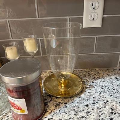 MISC CANDLES AND HOLDERS