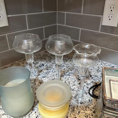 MISC CANDLES AND HOLDERS