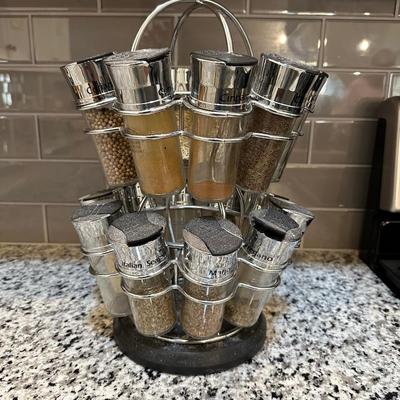 MISC SPICES AND SPICE RACK