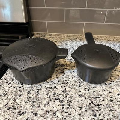 SKILLETS, STEAMER AND POT