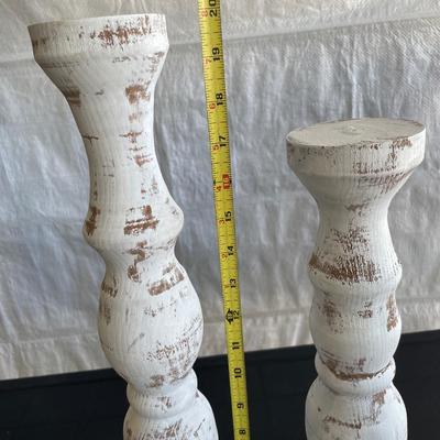 Decorative Whitewashed Spindles
