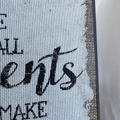 Great Adventure Bicycle Sign/Wired Ribbon