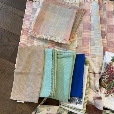 MORE PLACEMATS AND NAPKINS AND APRON