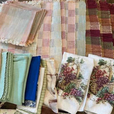 MORE PLACEMATS AND NAPKINS AND APRON