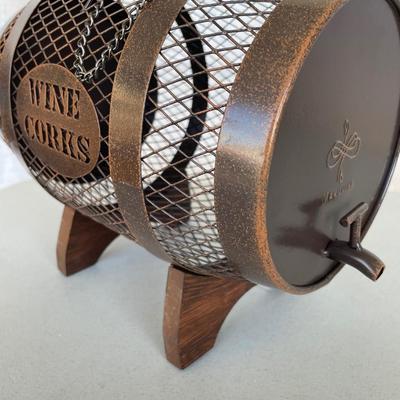 Ceramic Bowl with balls, Wine Cork Holder