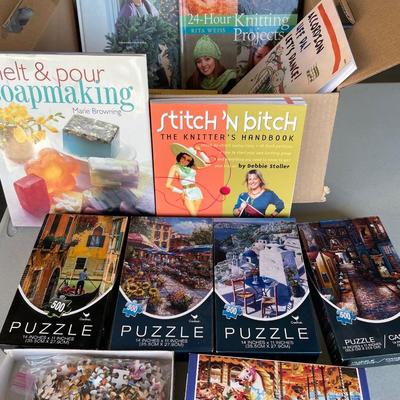 Mini Puzzles, Crafting/Accordion Books etc