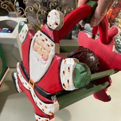 XL Christmas Decor Lot with 2 Pictures