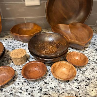 WOOD SALAD SET