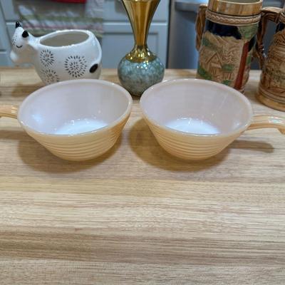 MISC LOT MUGS AND BOWLS