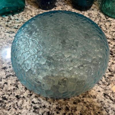 COLLECTION OF BLUE GLASS
