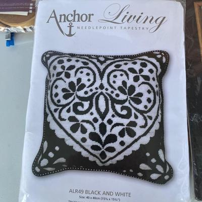 Needlework Kits, Latch hook, Vintage Iron in box