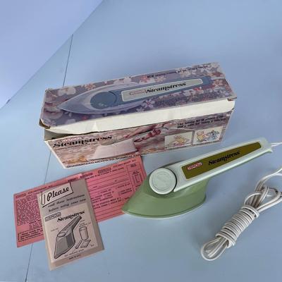 Needlework Kits, Latch hook, Vintage Iron in box
