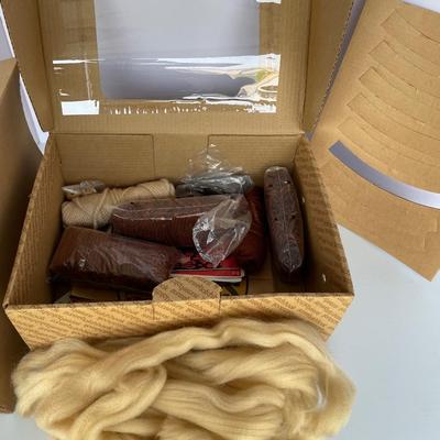Needlework Kits, Latch hook, Vintage Iron in box