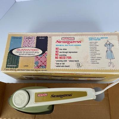 Needlework Kits, Latch hook, Vintage Iron in box