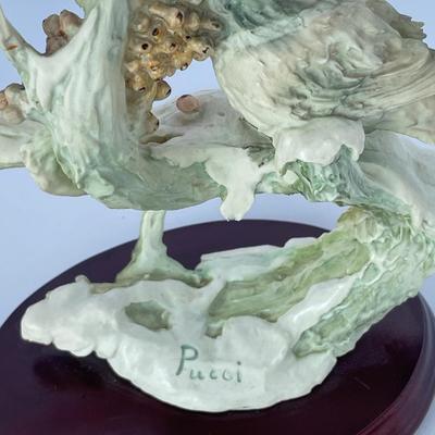 Granny Core Decor Porcelain Bird, Avon Flowers