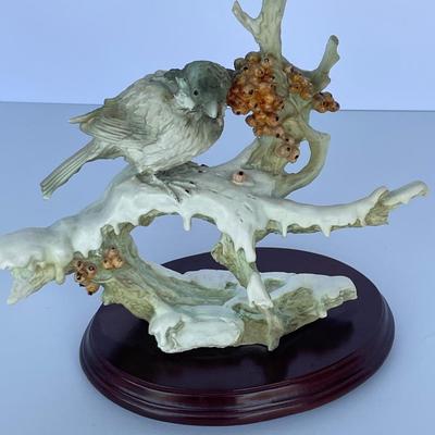 Granny Core Decor Porcelain Bird, Avon Flowers